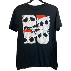DISNEY ☆ Nightmare Before Christmas ☆ Jack Skellington Faces T-Shirt ☆ Sz Medium